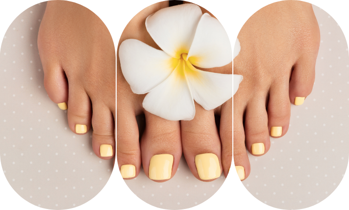 Professional nail technician working on client at Diamond Nail & Spa