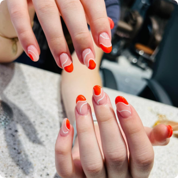 Gel X nail extensions artistry